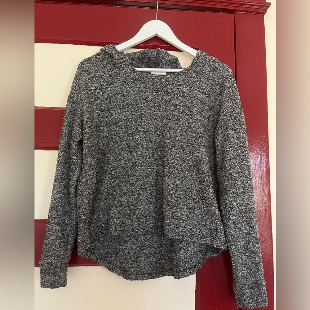 SO Hooded Knit Sweater